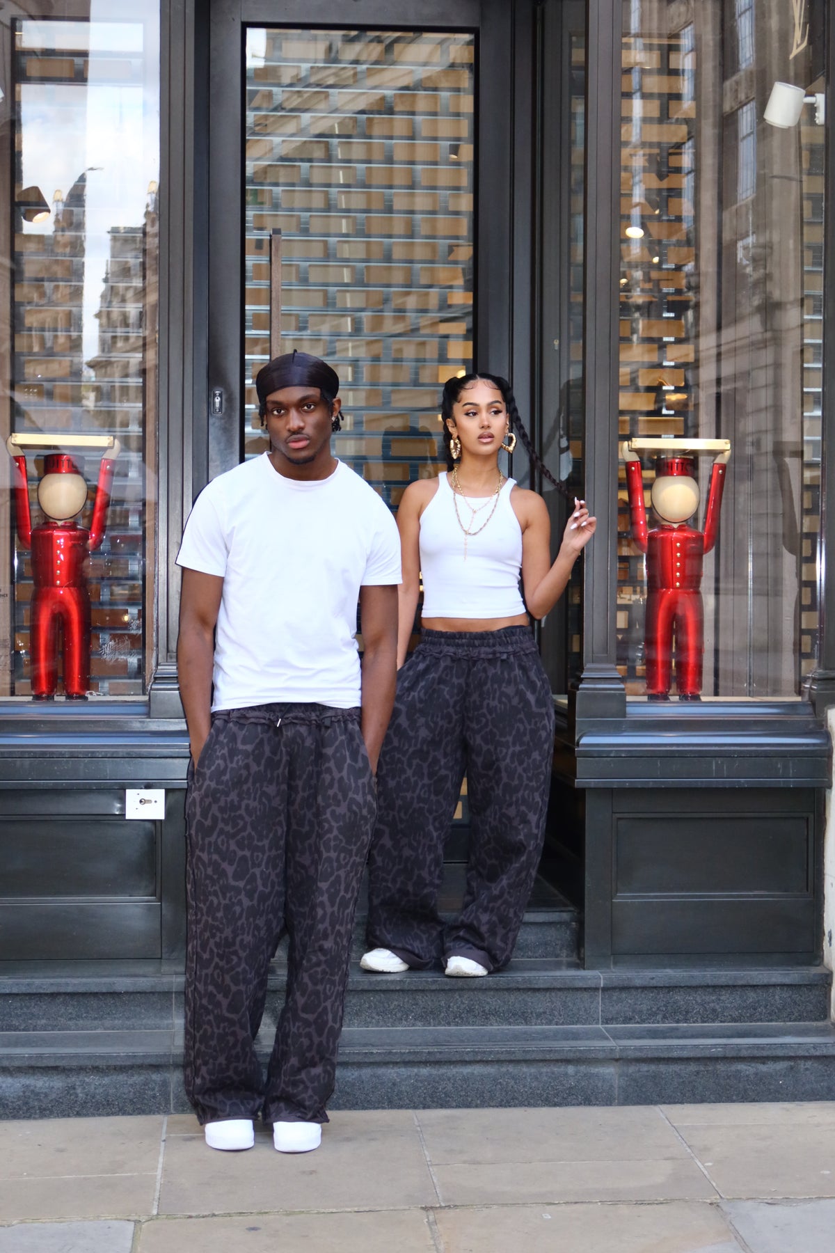 Noir Leopard Pants