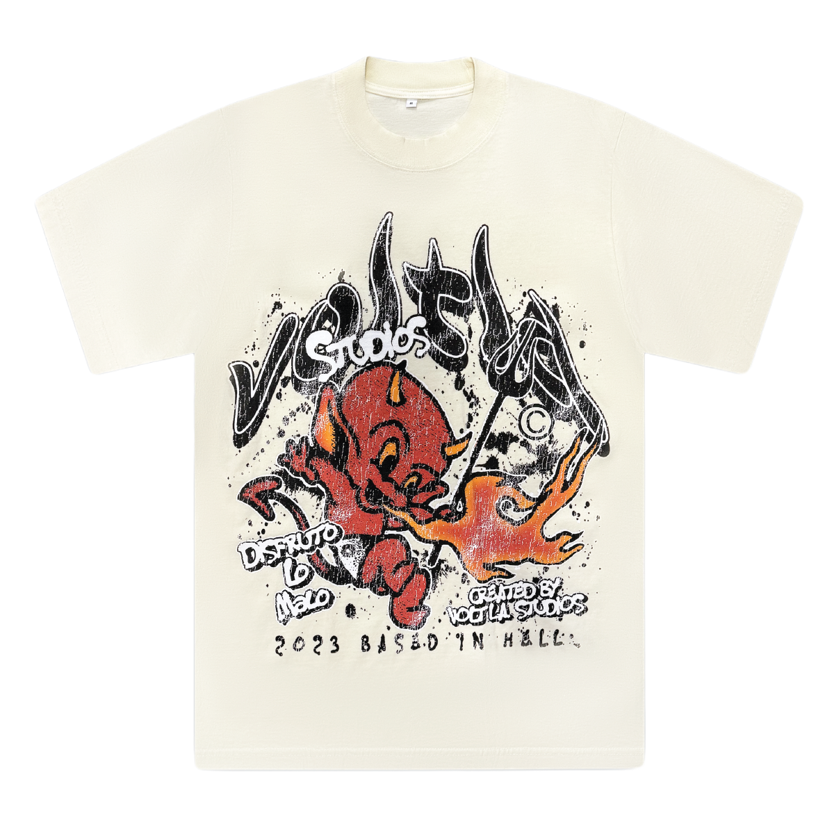 Hell Tee in Cream
