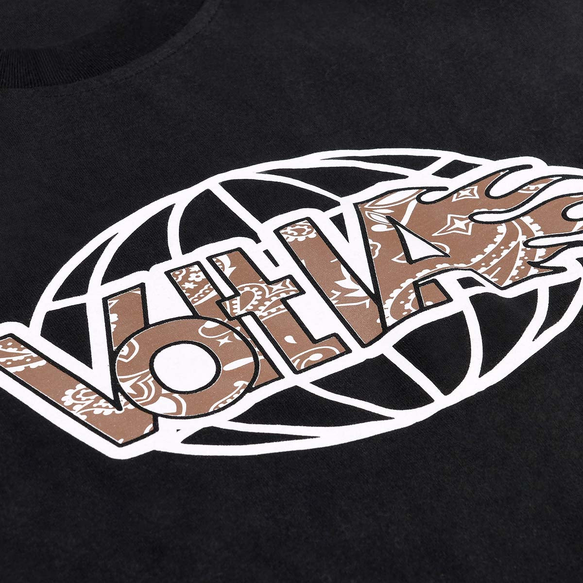 Mocha Paisley Boxy Tee