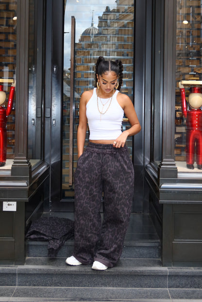 Noir Leopard Pants