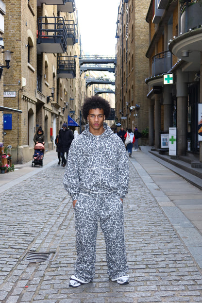 Snow Leopard Zip Up