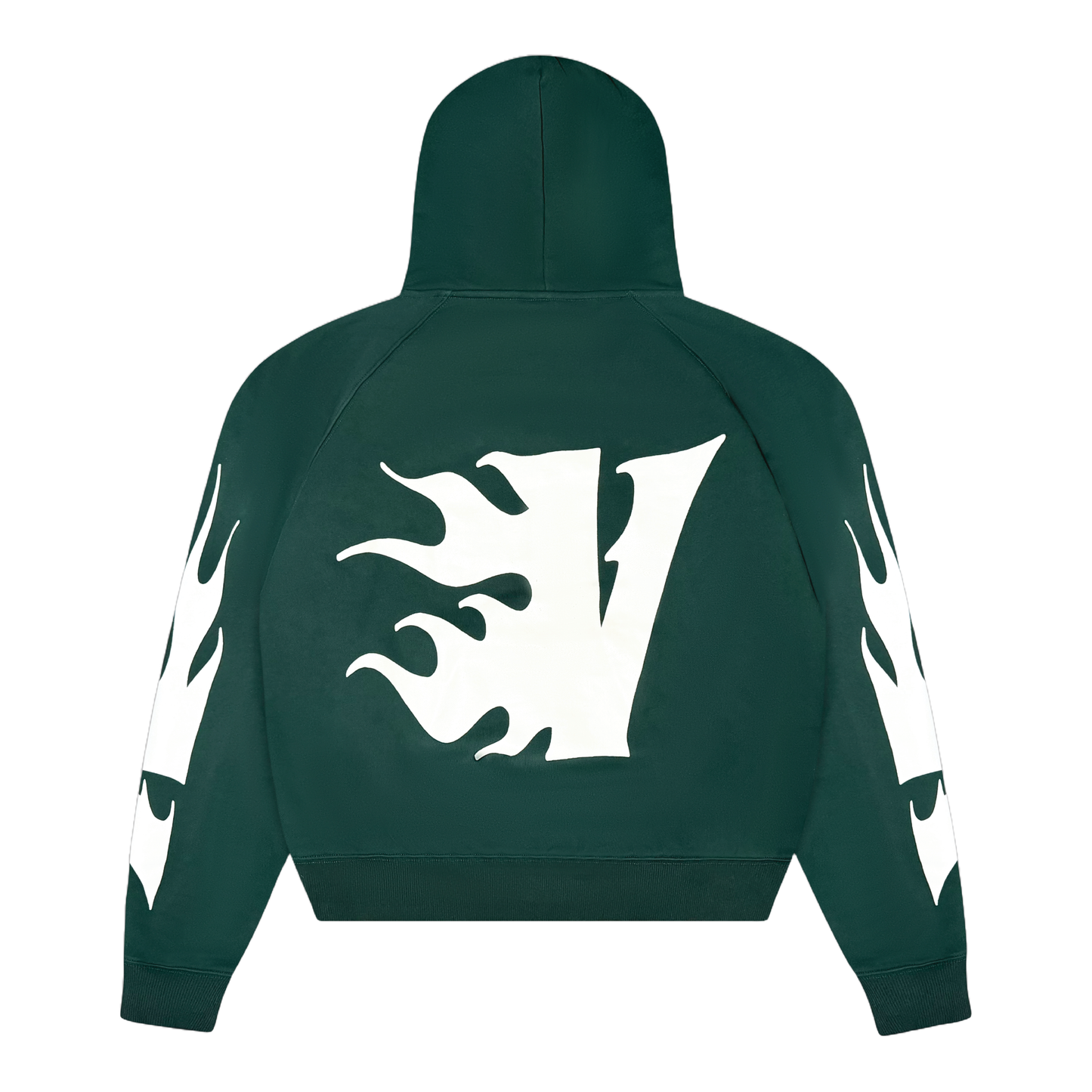 Flame Hoodie in Forest