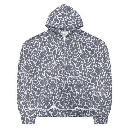 Snow Leopard Zip Up