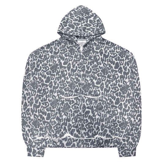 Snow Leopard Zip Up