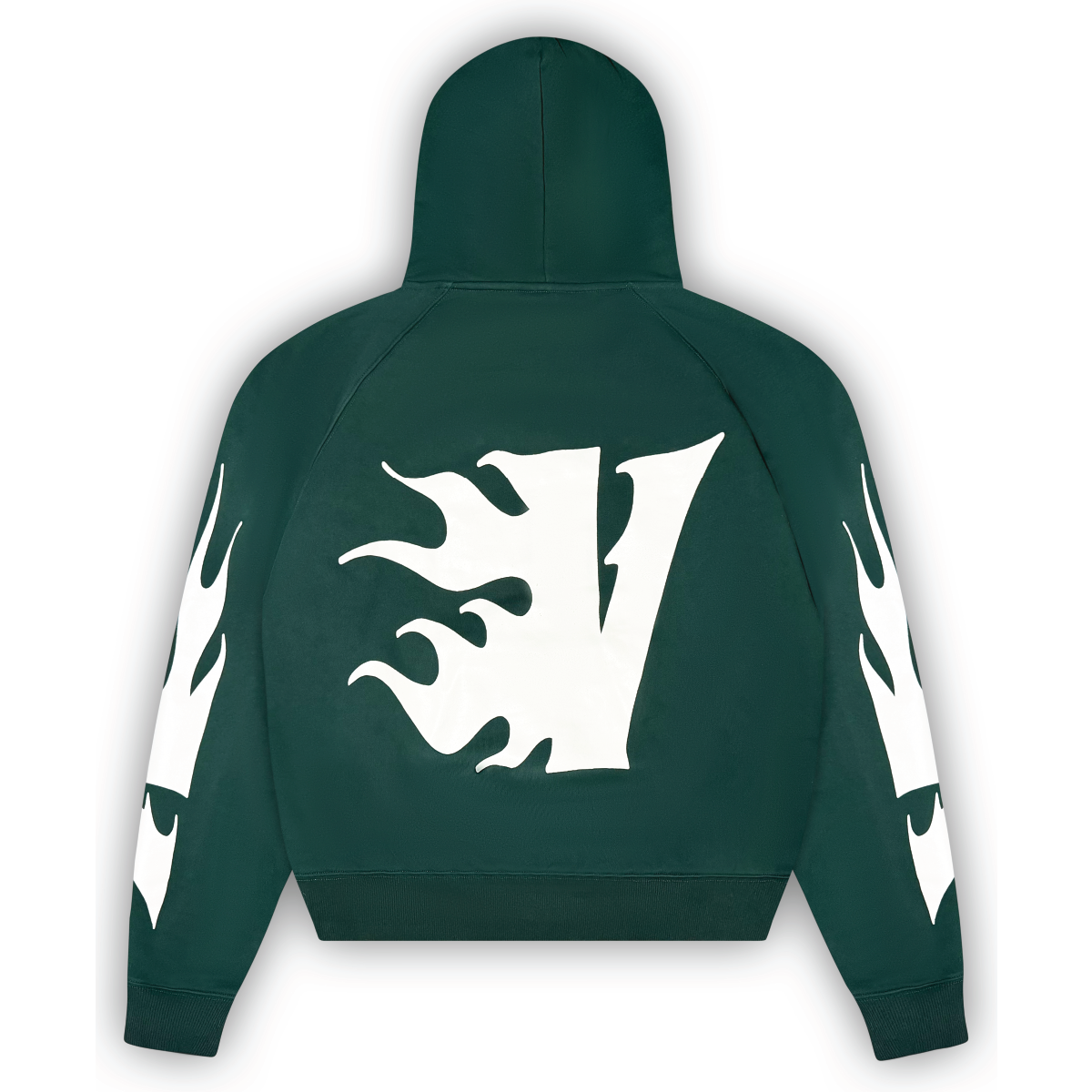 Flame Hoodie in Forest